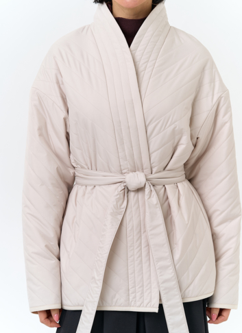 Женская куртка кимоно с поясом