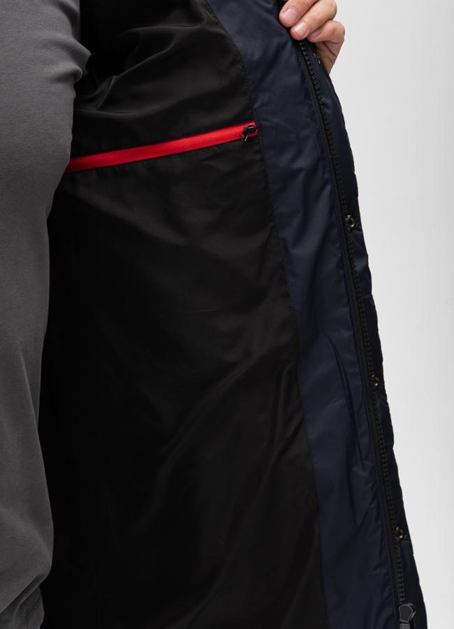 Мужской пуховик с капюшоном  модель № 27998 универмаг малина