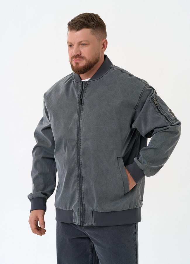 Мужская куртка бомбер  модель № 30492 универмаг малина