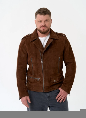Мужская куртка из натуральной замши