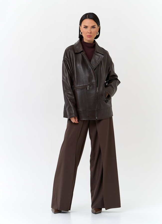 Женская куртка из натуральной кожи модель № 29994 в кредит