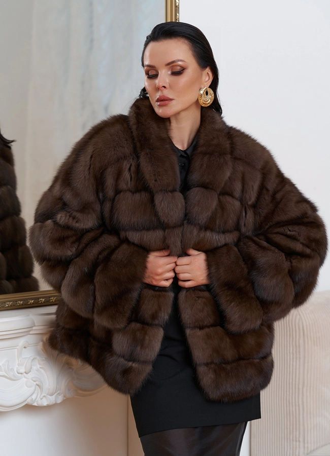 фото Куртка из баргузинского соболя модель № 29880 фото