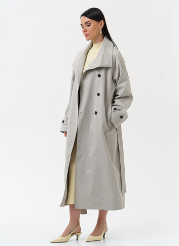 Длинный женский плащ 