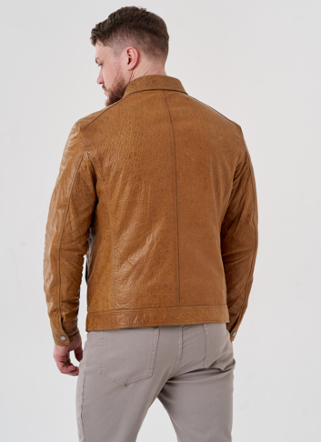 Мужская кожаная куртка 