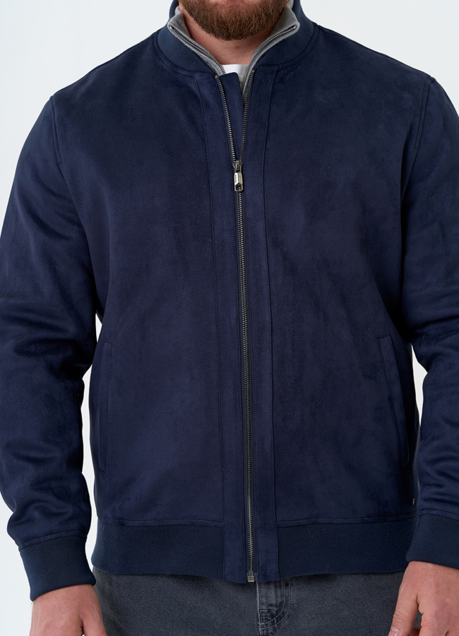 Мужская куртка бомбер из эко замши модель № 30303 универмаг малина