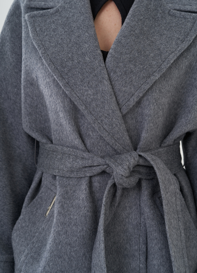 Пальто женское с английским воротником модель № 82086 универмаг малина